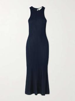 Joan ribbed jersey midi dress