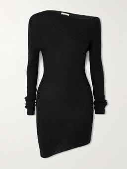 Palamos asymmetric cashmere mini dress