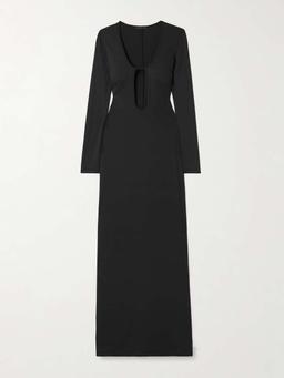 Echauffe cutout stretch-jersey gown