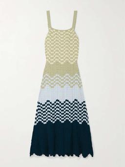 Marea crocheted cotton maxi dress