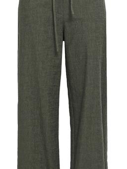 Lundy stretch-cotton wide-leg pants