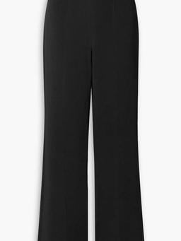 Stretch-cady flared pants