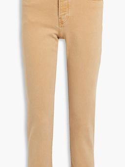 Maya cropped high-rise slim-leg jeans