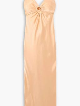 Satin maxi dress