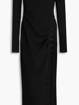 Capri strapless cutout stretch-jersey midi dress