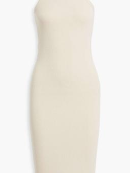 Ribbed stretch-modal jersey midi dress
