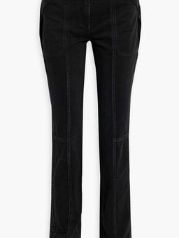 Mid-rise slim-leg jeans