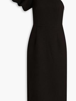 Andie one-shoulder cloqué midi dress