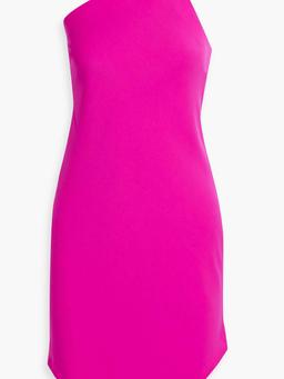 Mia one-shoulder crepe mini dress