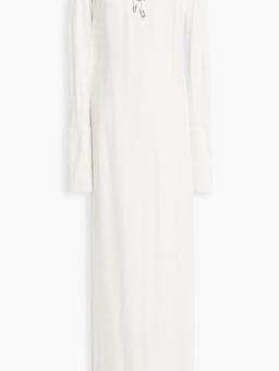 Gabriella embellished crepe gown