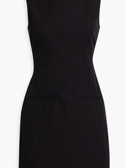 Cotton-blend mini dress