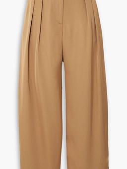 Piscali pleated satin wide-leg pants