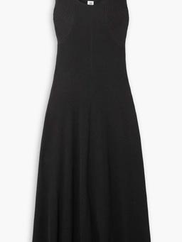 Lilo ribbed-knit midi dress