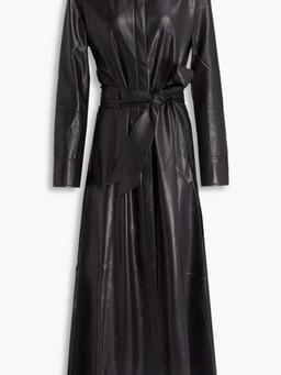 Asayo belted OKOBOR midi shirt dress