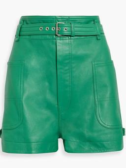 Xike Leather shorts