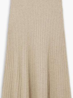 Hevina ribbed wool maxi skirt