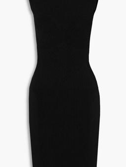 MyBody bow-embellished ribbed-knit dress