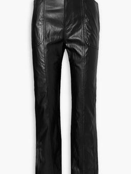 Tessini faux leather tapered pants