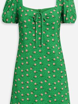 Dylan printed satin mini dress