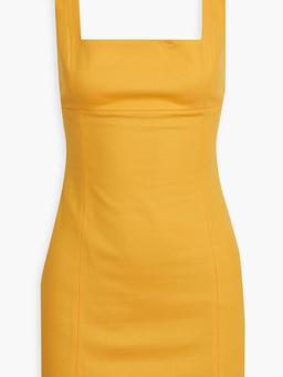 Wool-blend mini dress