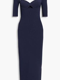 Mareen cutout ribbed-knit maxi dress