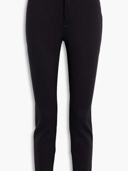 Crepe slim-leg pants