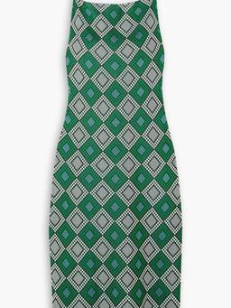 Ojewale jacquard-knit midi dress