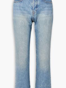 Victoria cropped mid-rise straight-leg jeans
