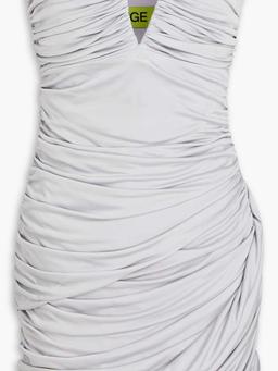 Talsi strapless ruched jersey mini dress