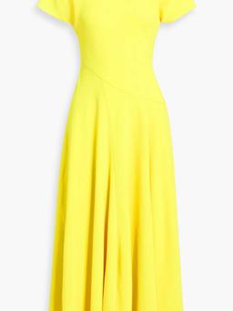 Adriana crepe midi dress