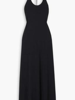 Spine embellished jersey maxi dress