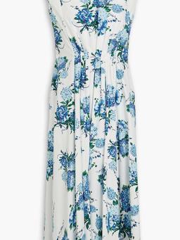 Lyssa floral-print cotton-poplin midi dress