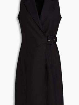 Cotton-blend mini dress