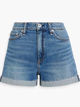 Nina frayed denim shorts
