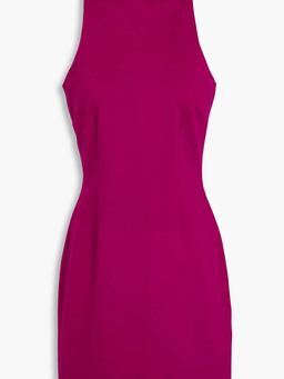 Jersey turtleneck mini dress