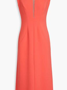 Embellished crepe midi dress