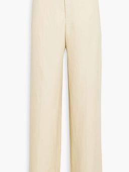 Aiwa twill wide-leg pants