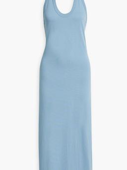 Neami Pima cotton-jersey halterneck midi dress