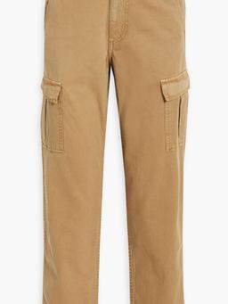 Cotton-twill straight-leg pants