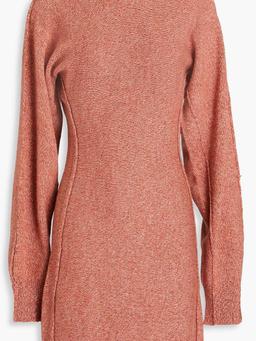 Wool turtleneck mini dress