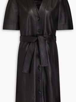 The Modular convertible leather dress