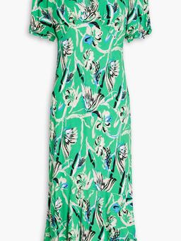 Orla floral-print crepe midi dress