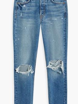 Karolina distressed high-rise skinny jeans
