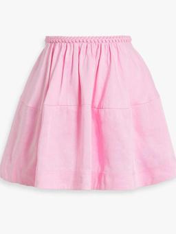 Anne linen-blend mini skirt