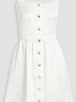 Laura embellished satin mini dress