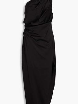 Xandra draped satin maxi dress