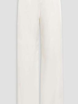 Lido satin-crepe wide-leg pants