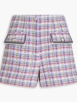 Inara cotton-blend tweed shorts