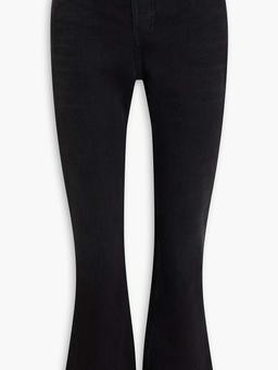 High-rise kick-flare jeans