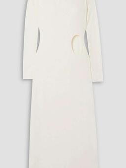Cutout jersey maxi dress